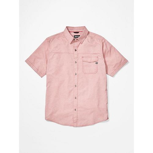 Marmot Clothes Pink NZ - Tumalo Shirts Mens NZ9034821